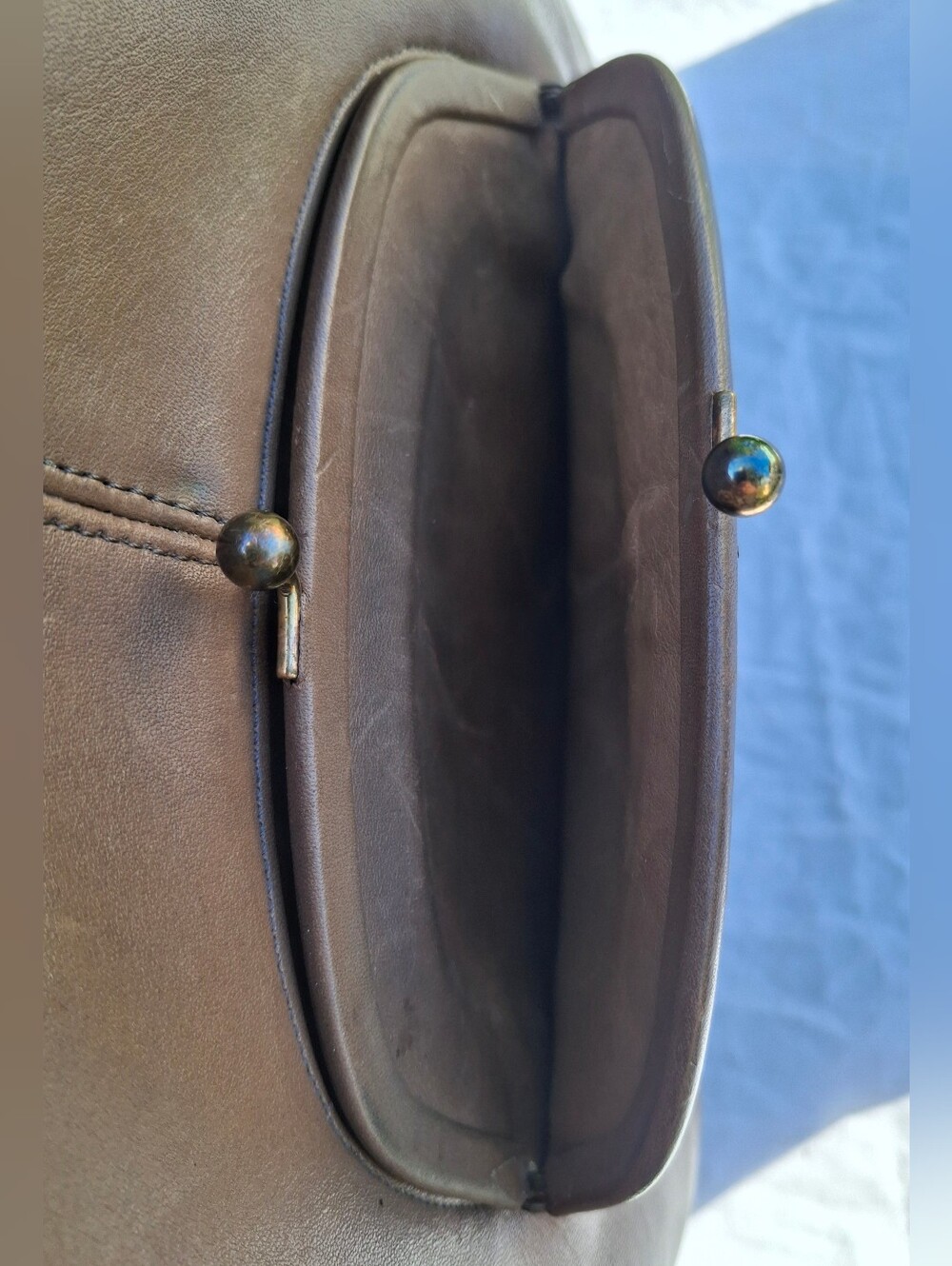 VTG 70's Coach Glove-Tanned Leather Cashin Carry Slim Tote Skinny Tote #9546 - Picture 13 of 14